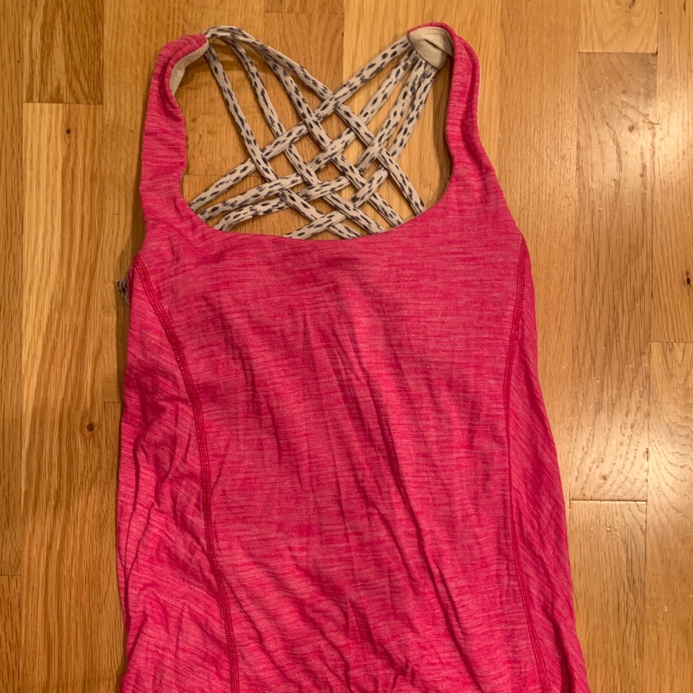 Lulu Lemon Pink Tank Top